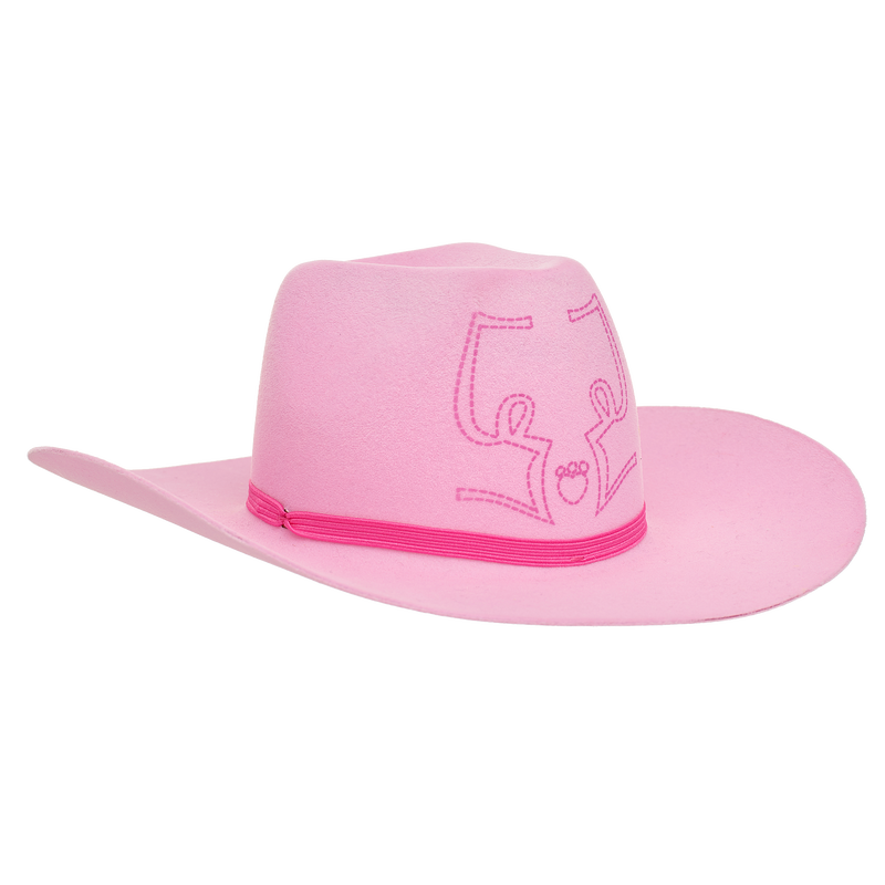 Pink Cow Girl Hat