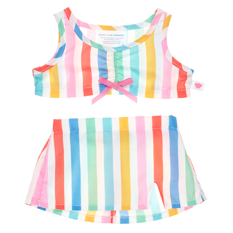 Striped Skirt Set