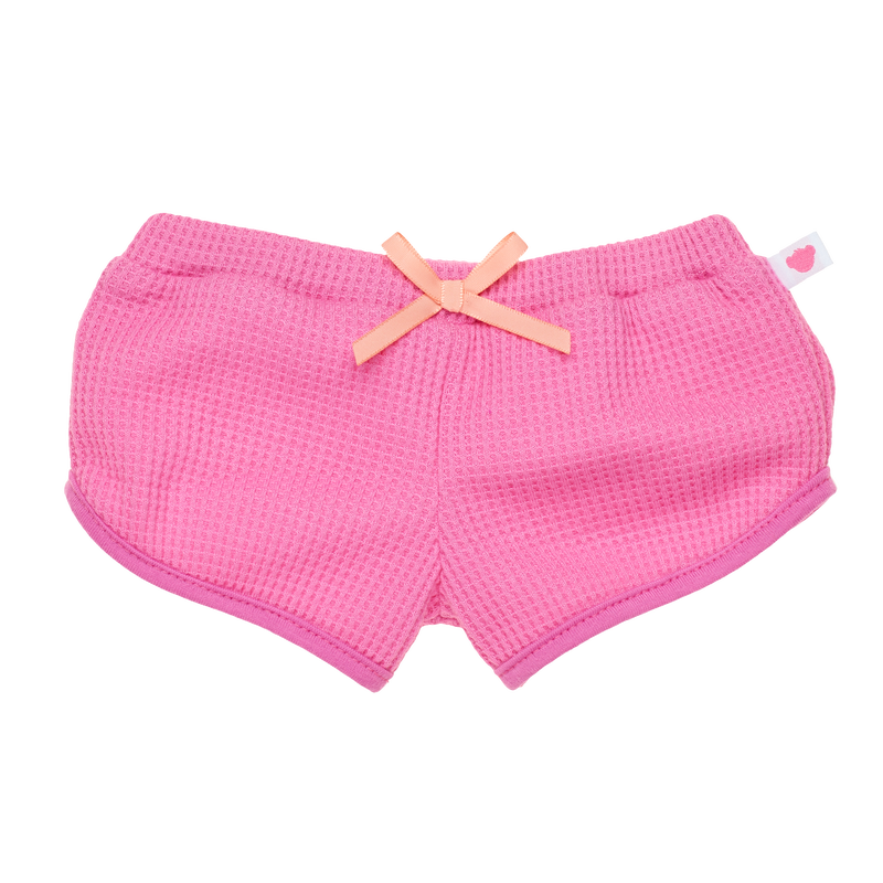 Pink Waffle Shorts