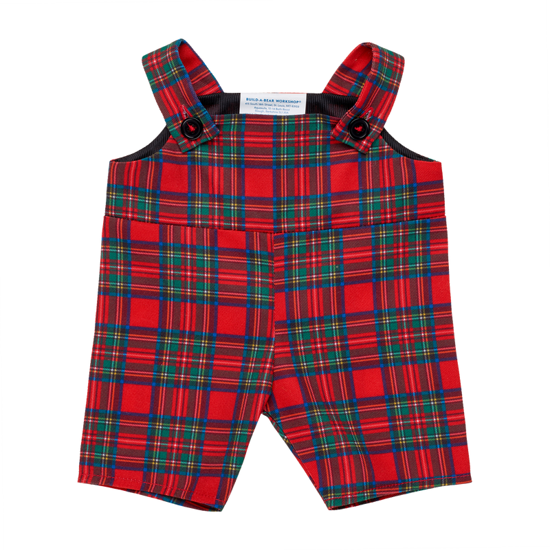 Holiday Tartan Overalls