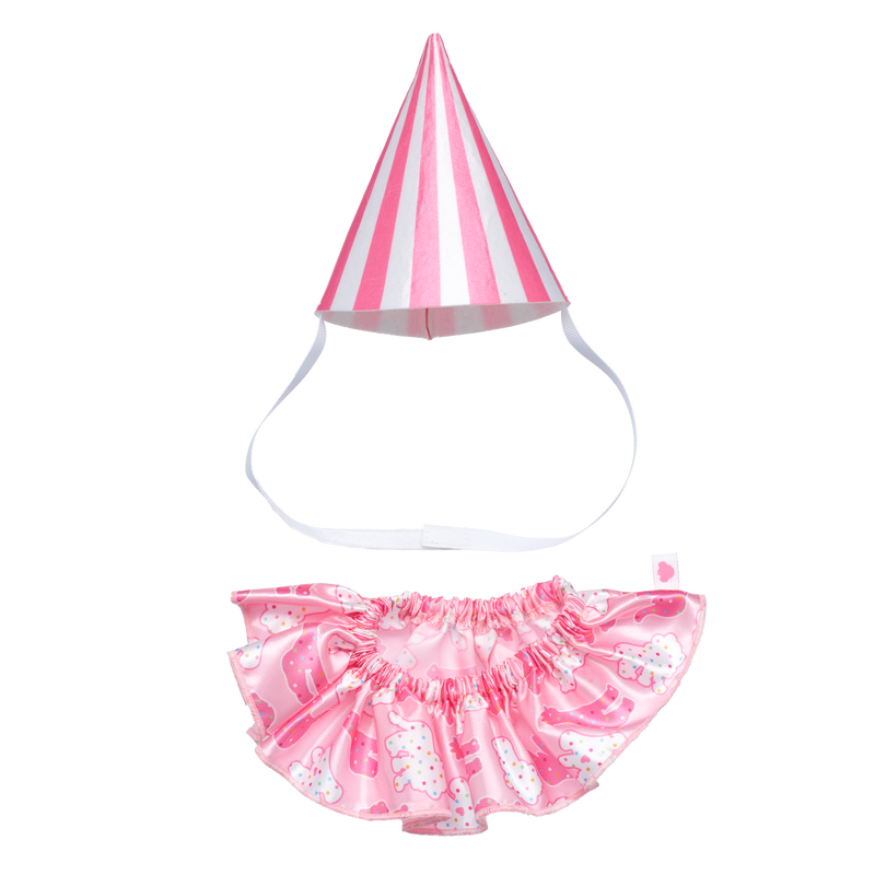 Frosted Animal Cookie Ruffled Collar and Hat