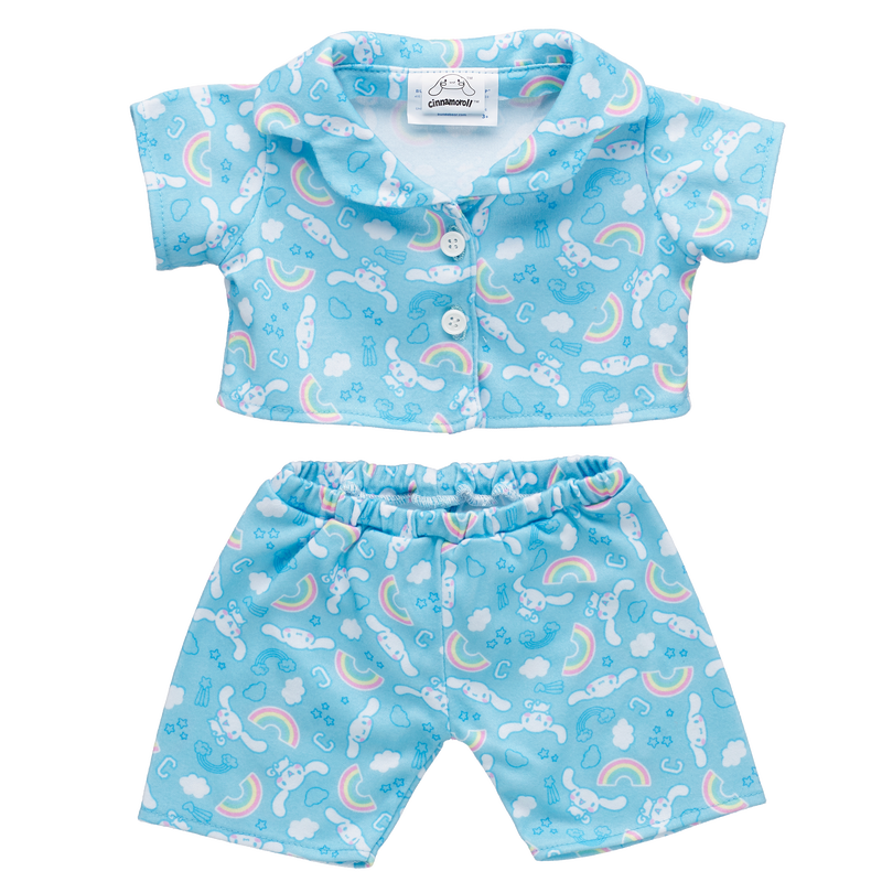 Pastel Rainbow Cinnamoroll Pajama Set