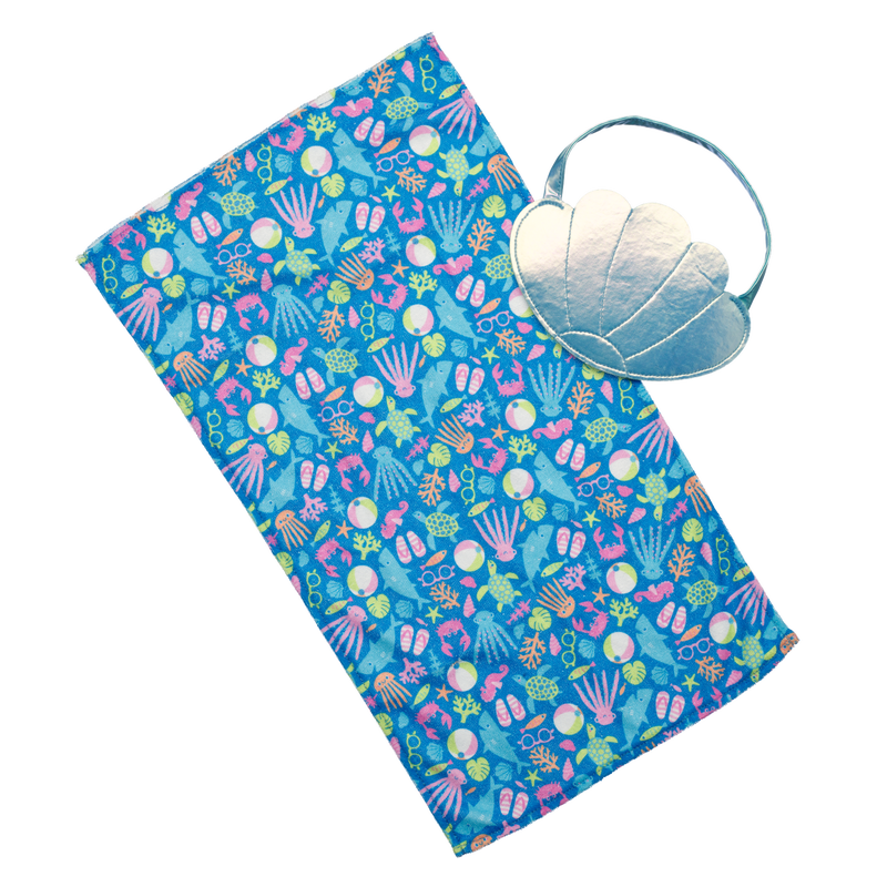 Shell Tote Towel Set