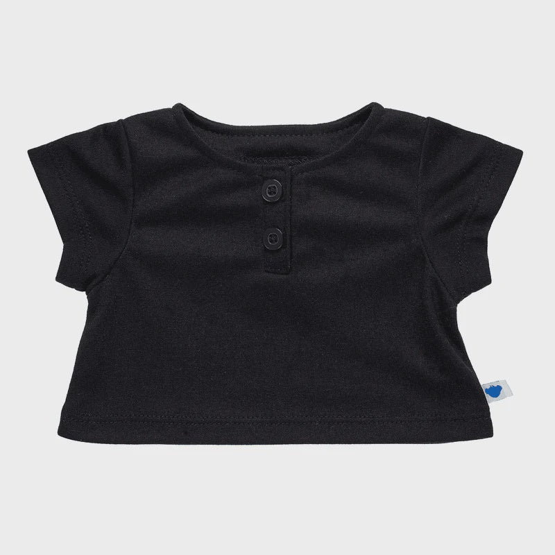 Black Henley Tee
