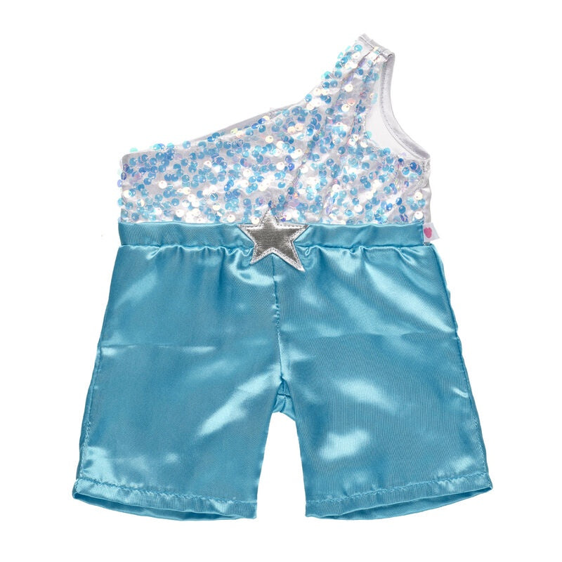 Honey Girls Sequence Satin Jumpsuit