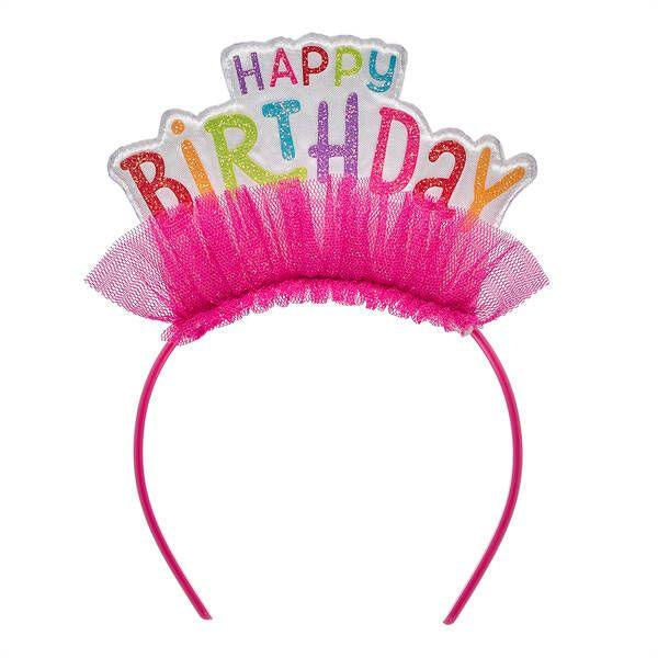 Pink Birthday Headband