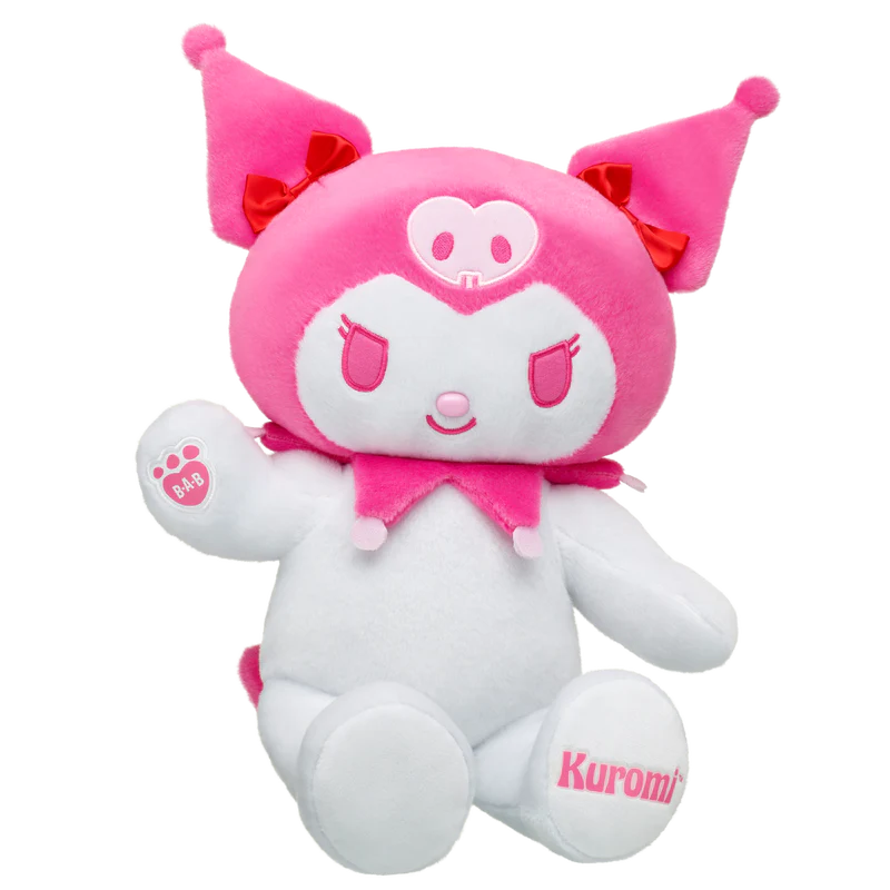 Sanrio Hello Kitty 和 Friends Pink Kuromi 情人节毛绒玩具