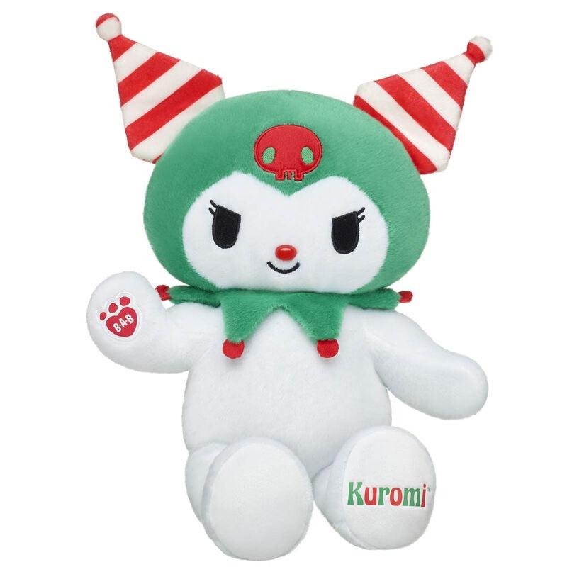 Sanrio Hello Kitty and Friends Candy Cane Kuromi Christmas Plush - Build-A-Bear Workshop New Zealand