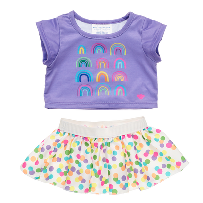 Rainbow Skirt Set 2 pc.