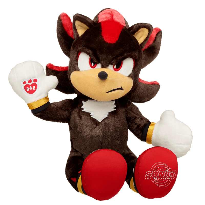 Sonic 3 Shadow Plush - Build-A-Bear Workshop New Zealand