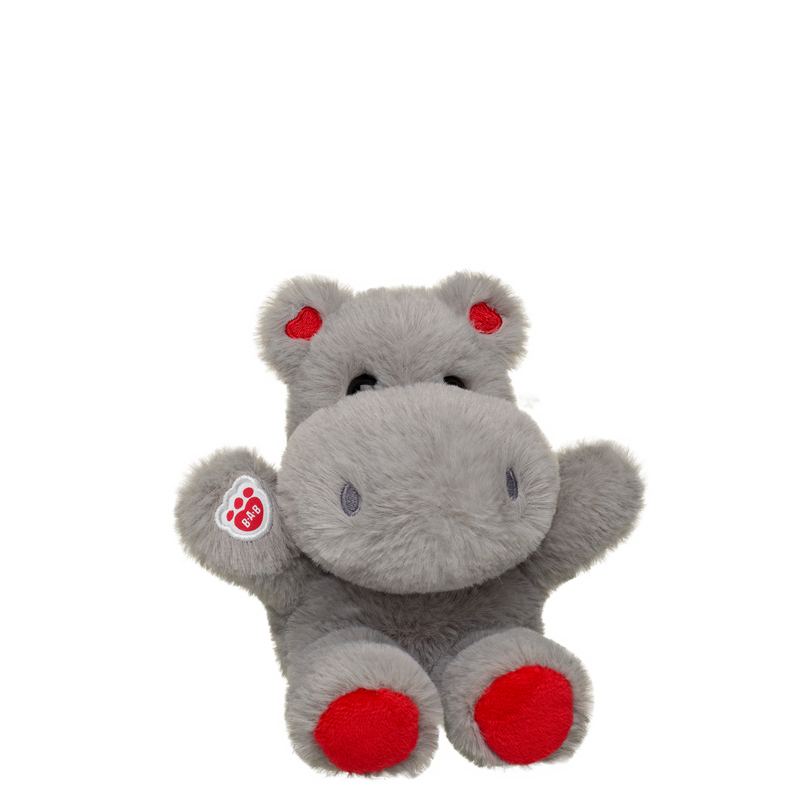 Build-A-Bear Mini Beans Heart Hippo