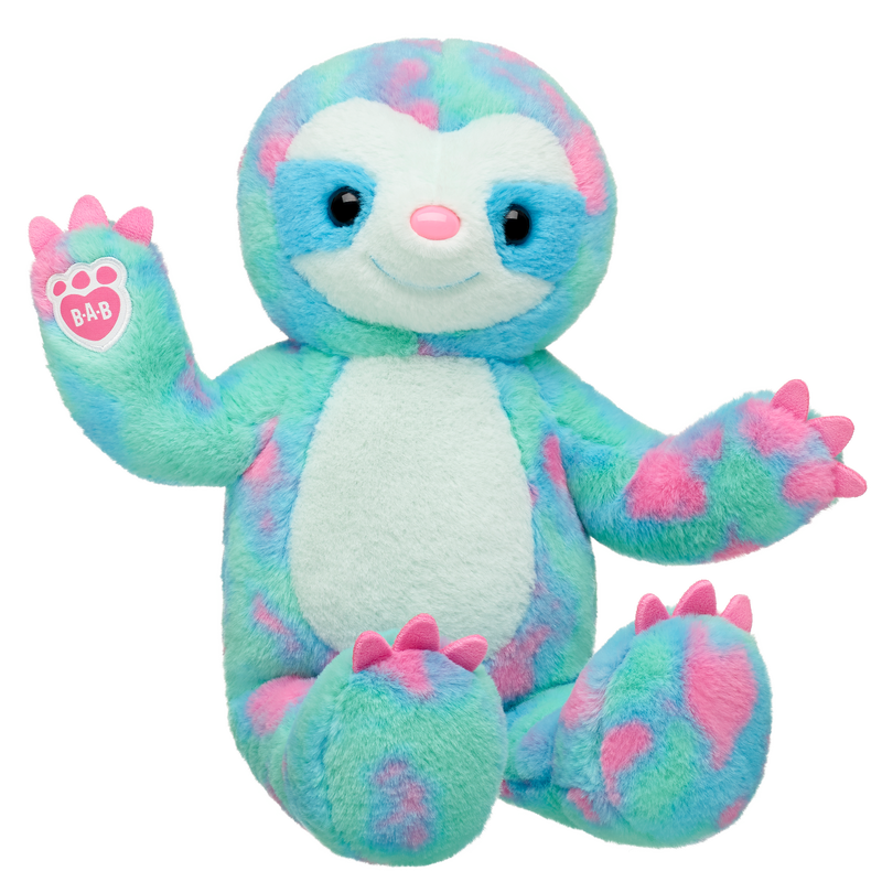 Summer Waves Sloth Stuffed Animal