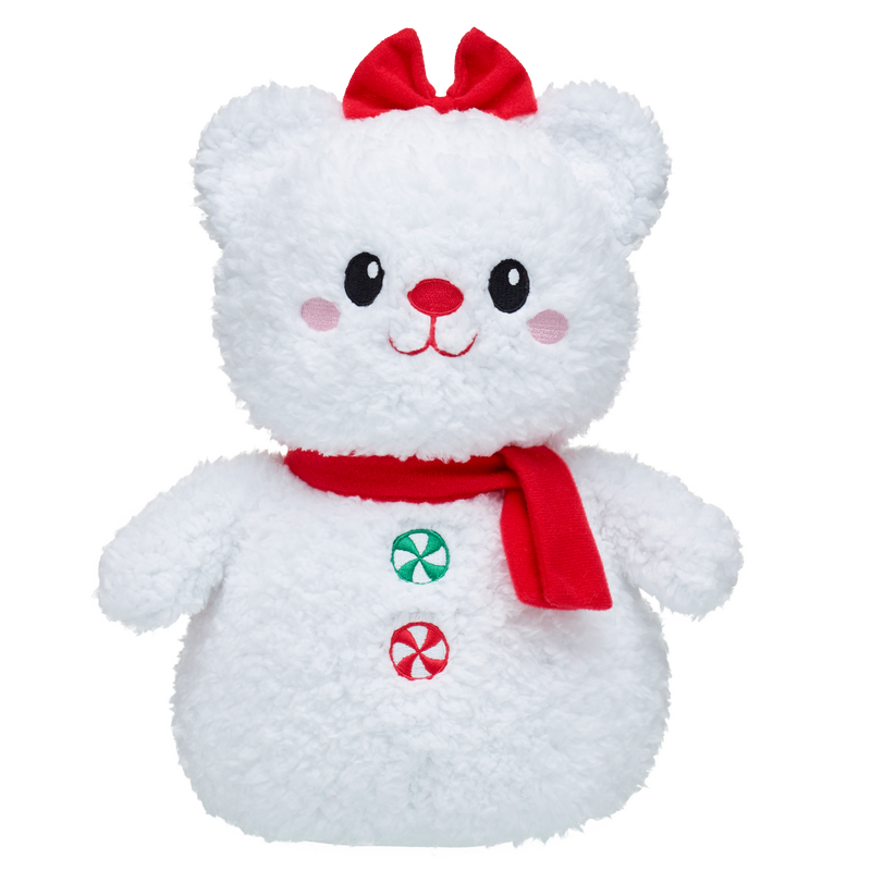 Snowman Bear with Bow