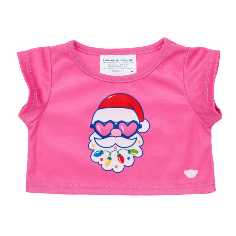 Santa Lights Beard Tee