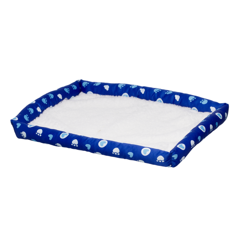 Promise Pets Blue Print Bed