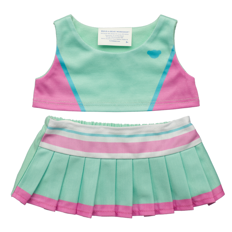 Preppy Athleisure Top and Skirt Set