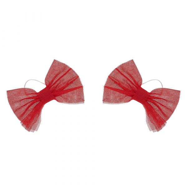 2pk Red Sparkle Bows Build-A-Bear Workshop New Zealand