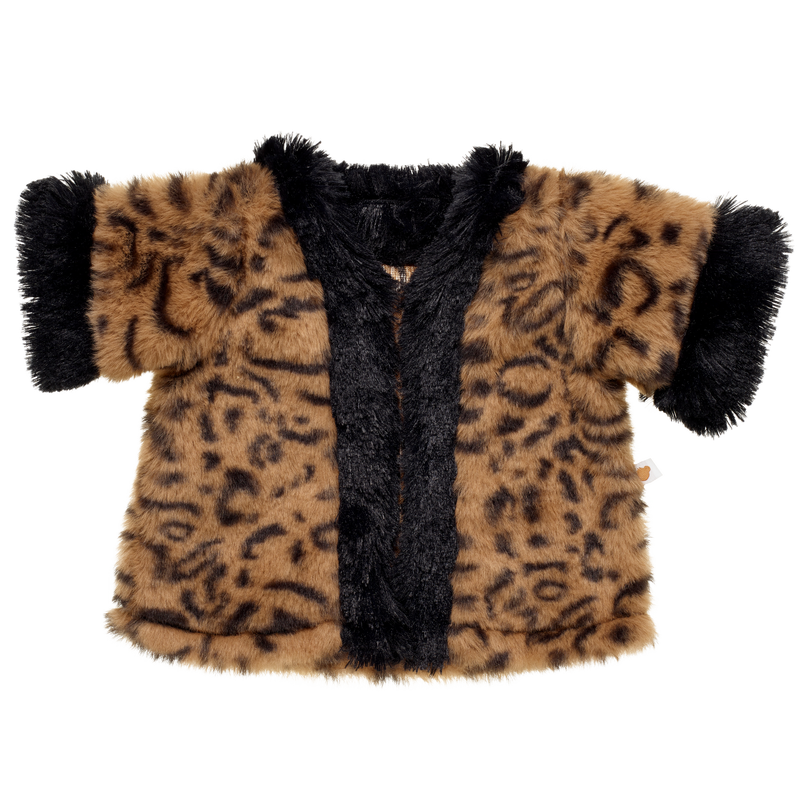 Faux Leopard Fur Coat