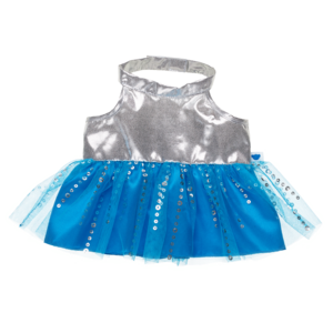 Silver and Blue Dress