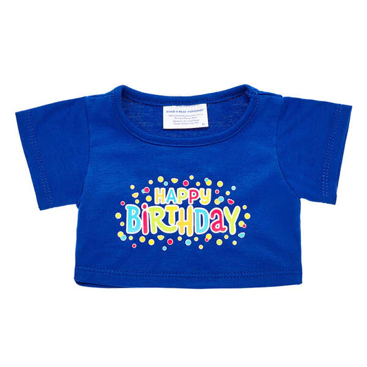 Blue Happy Birthday T-Shirt