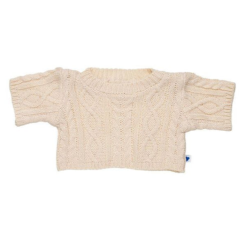 Aran Knit Sweater Build-A-Bear Workshop New Zealand