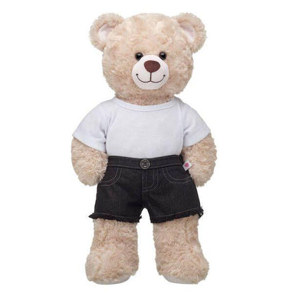 Black Denim Frayed Shorts Build-A-Bear Workshop Australia