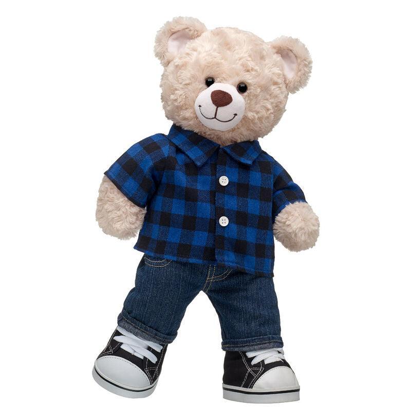 Blue Buffalo Check Shirt Build-A-Bear Workshop Australia