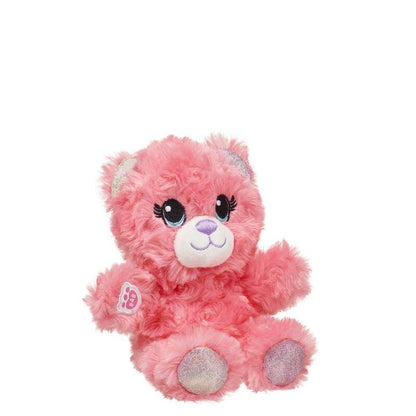 Build-A-Bear Mini Beans Coral Teddy Bear Build-A-Bear Workshop Australia