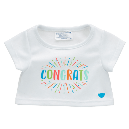 Colourful Congrats T-Shirt Build-A-Bear Workshop Australia