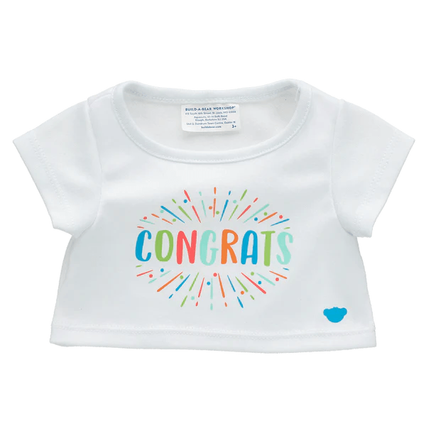 Congrats T-shirt Build-A-Bear Workshop New Zealand