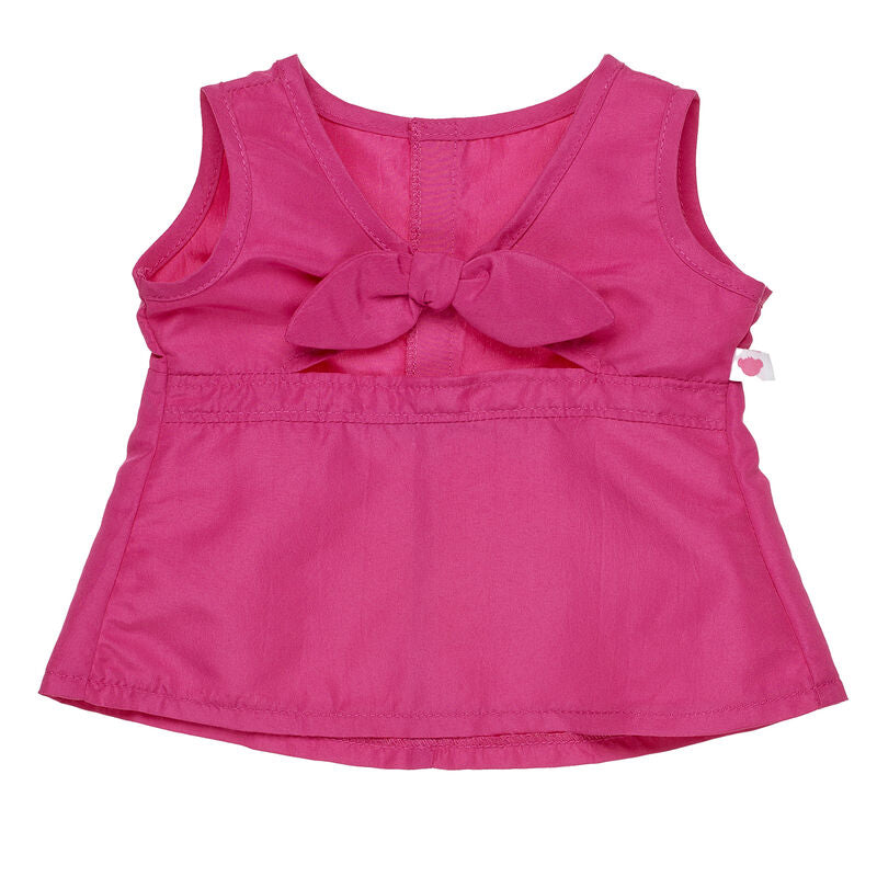 Fuchsia Tie Cutout Dress Build-A-Bear Workshop New Zealand