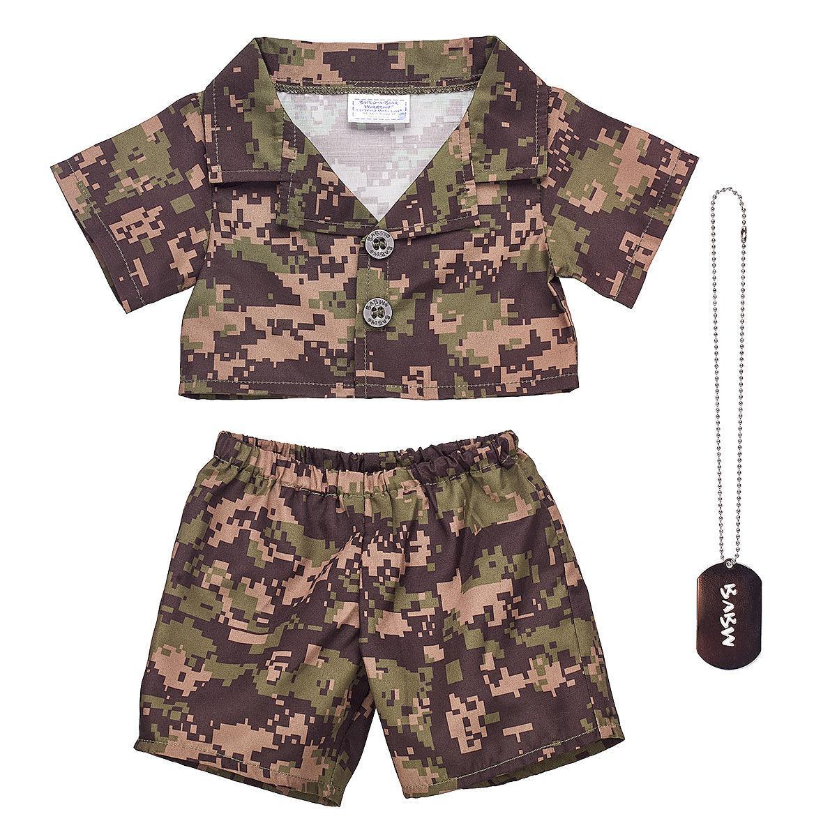 Green Camo Uniform Build-A-Bear Workshop Australia