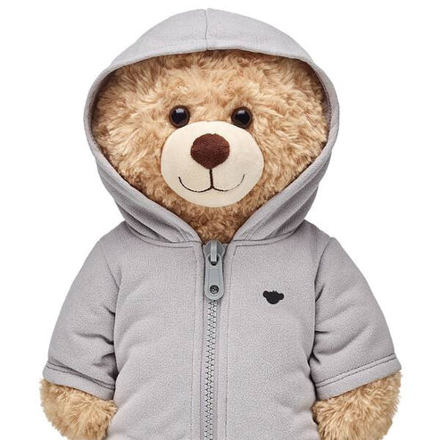 Grey Zip Hoodie Build-A-Bear Workshop New Zealand