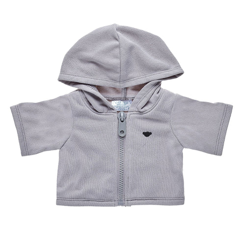 Grey Zip Hoodie Build-A-Bear Workshop New Zealand