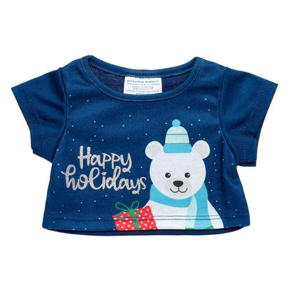 Happy Holidays T-Shirt Build-A-Bear Workshop Australia