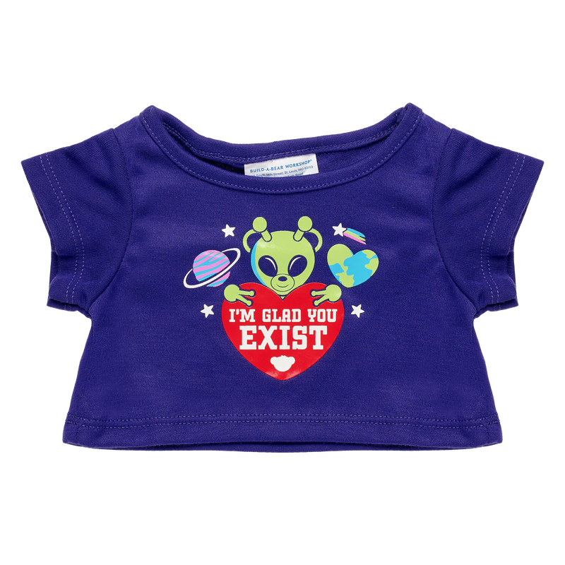 I'm Glad You Exist T-Shirt Build-A-Bear Workshop Australia