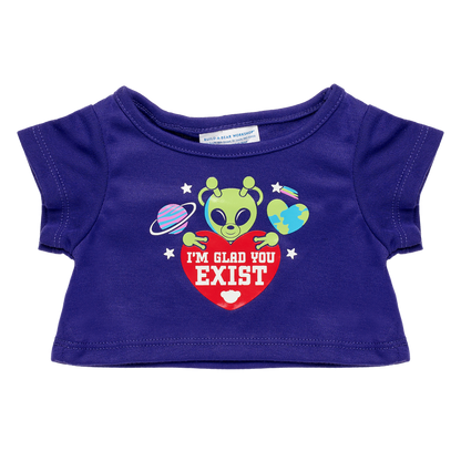 I'm Glad You Exist T-Shirt Build-A-Bear Workshop Australia