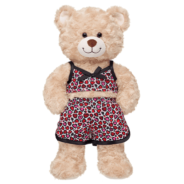 Leopard Hearts Cami Sleep Set Build-A-Bear Workshop Australia