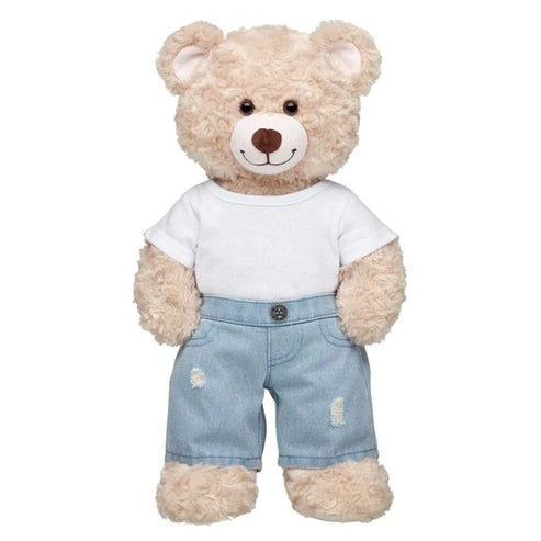 Light Distressed Denim Jeans Build-A-Bear Workshop New Zealand