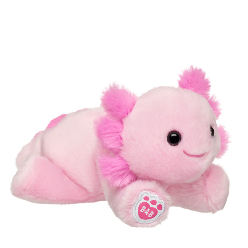 Mini Beans Pink Axolotl Build-A-Bear Workshop New Zealand