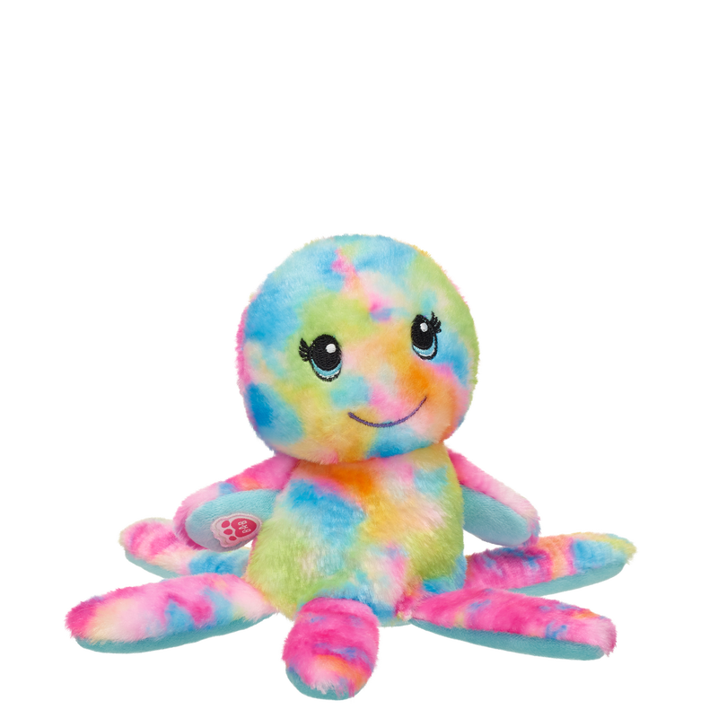 Mini Beans Rainbow Octopus Build-A-Bear Workshop New Zealand