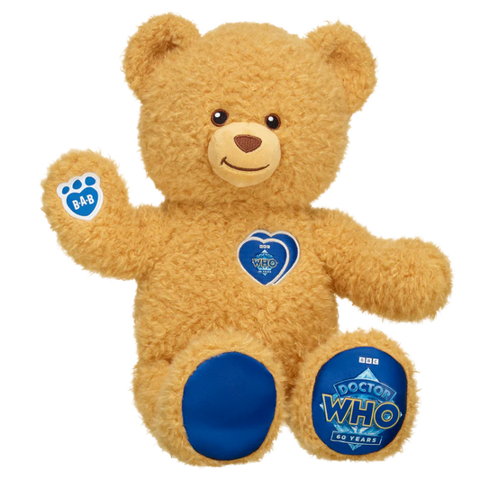 ONLINE EXCLUSIVE: Doctor Who Fourteenth Doctor Diamond Anniversary Bear Build-A-Bear Workshop New Zealand