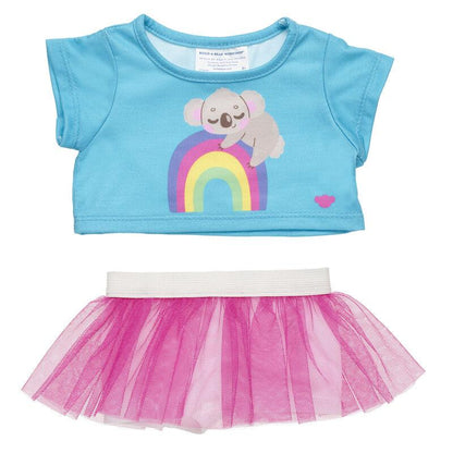 Rainbow Koala Skirt Set Build-A-Bear Workshop Australia