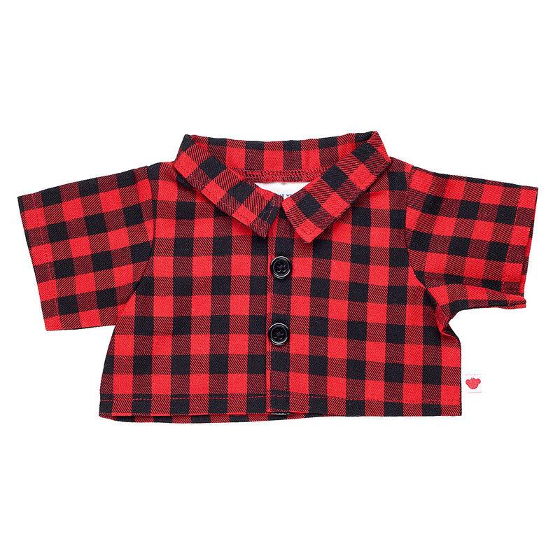 Red Buffalo Check Shirt Build-A-Bear Workshop Australia