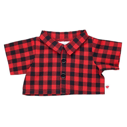 Red Buffalo Check Shirt Build-A-Bear Workshop Australia