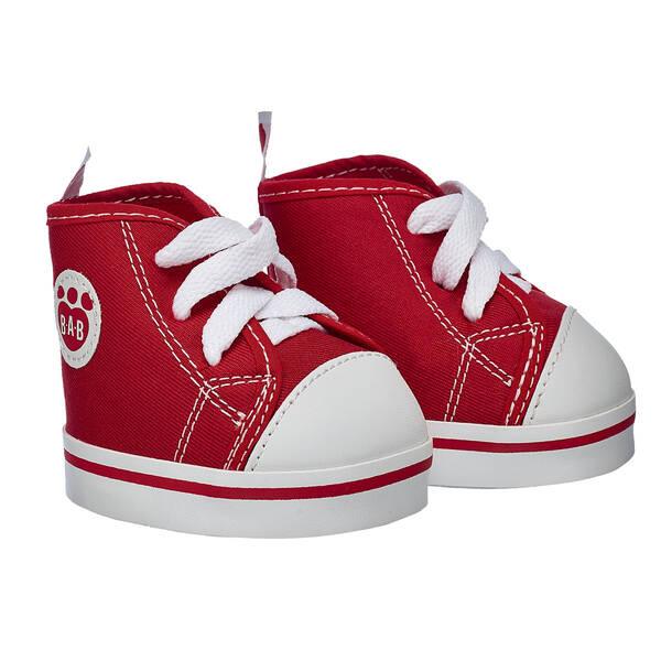 Red Canvas Hi-Tops Build-A-Bear Workshop Australia