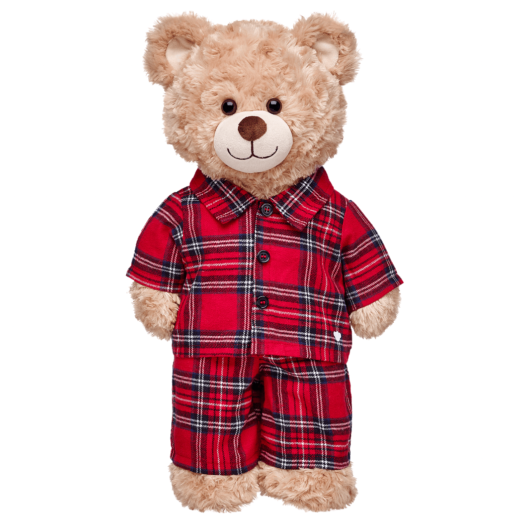 Red Plaid Pjs Build-A-Bear Workshop Australia