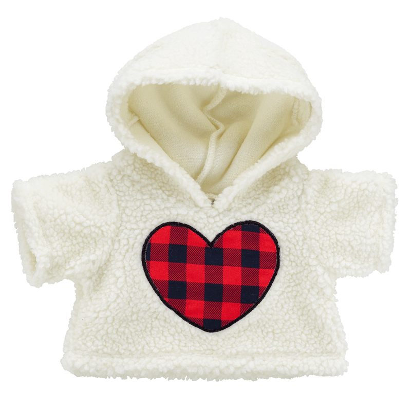 Sherpa Heart Hoodie Build-A-Bear Workshop Australia