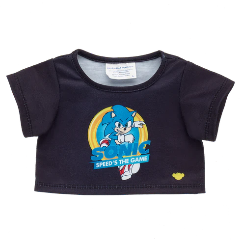 Sonic Speed Tee Build-A-Bear Workshop New Zealand