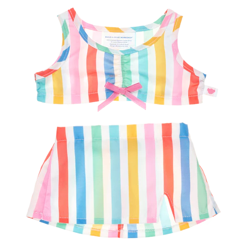 Striped Skirt Set Build-A-Bear Workshop New Zealand